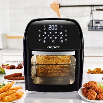 Βeper Φριτέζα Αέρος-Φουρνάκι 12Lt με ΨηφιακόΈλεγχο για Υγιεινό Μαγείρεμα 1800W P101FRI012 - 
