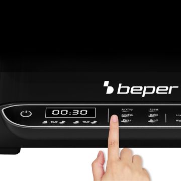 Βeper Πολυλειτουργική φριτέζα αέρος και ψηστιέρα 8 προγραμμάτων 1700W  P101FRI080 - 