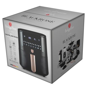 Φριτέζα Αέρος 8Lt με ψηφιακό έλεγχο για Υγιεινό Μαγείρεμα Χωρίς Λάδι 1650W Berlinger Haus BH-9652 - 