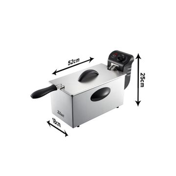 Φριτέζα για βαθύ τηγάνισμα 3L 1500Watt Zilan ZLN1819 - 