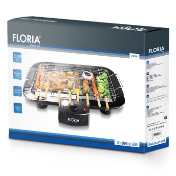 Zilan Ηλεκτρικό Μπάρμπεκιου 2000 watt ZLN2867 - 