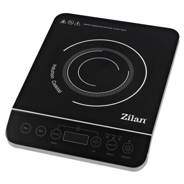 Zilan Μονή επαγωγική εστία σε μαύρο χρώμα 2000W ZLN8078 Zilan Μονή επαγωγική εστία σε μαύρο χρώμα 2000W ZLN8078