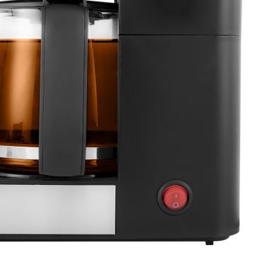 Lexical Καφετιέρα Φίλτρου 800W Silver LEM-0643 - 