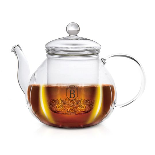 Γυάλινη Τσαγιέρα Με Γυάλινο Φίλτρο 1lit Berlinger Haus BH-7828A