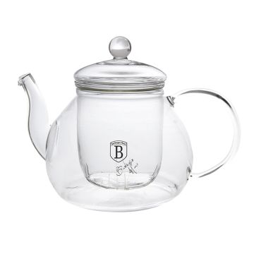 Γυάλινη Τσαγιέρα Με Γυάλινο Φίλτρο 1lit Berlinger Haus BH-7828A - 