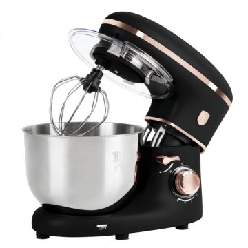 Berlinger Haus Επιτραπέζιο μίξερ - Κουζινομηχανή με κάδο 6lt από ανοξείδωτο ατσάλι 18/10 1300W Black Rose Collection BH-9651 - 