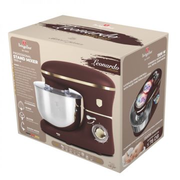 Berlinger Haus Επιτραπέζιο μίξερ - Κουζινομηχανή με κάδο 6lt από ανοξείδωτο ατσάλι 18/10 1300W Leonardo Collection BH-9509 - 