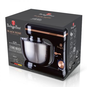 Berlinger Haus Επιτραπέζιο μίξερ - Κουζινομηχανή με κάδο 4.5lt από ανοξείδωτο ατσάλι 18/10 1000W Black Rose Collection BH-9458 - 