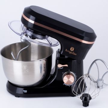 Berlinger Haus Επιτραπέζιο μίξερ - Κουζινομηχανή με κάδο 4.5lt από ανοξείδωτο ατσάλι 18/10 1000W Black Rose Collection BH-9458 - 