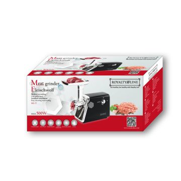 Royalty Line RL-MG5-BLK Κρεατομηχανή Μαύρη - 