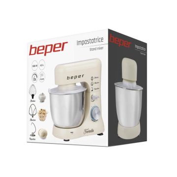 Beper BP.200 Επιτραπέζιο μίξερ με κάδο 4,5lt - 