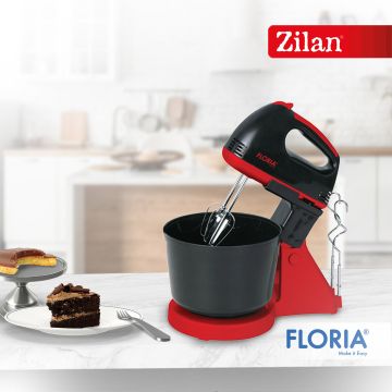 Zilan Μίξερ Χειρός με Κάδο 2,5L 150W ZLN7574 - 