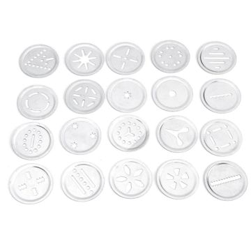 Zilan Παρασκευαστής μπισκότων με 20 μεταλλικούς δίσκους για ποικιλία σχημάτων ZLN2652 - 