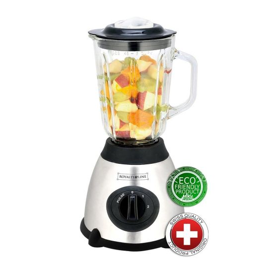 Royalty Line SME-600.6 Μπλέντερ με δώρο δοχείο άλεσης 600Wmax Ασημί