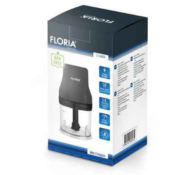 Zilan Πολυκόφτης-Multi 500ml 200w μαύρος ZLN3035 - 