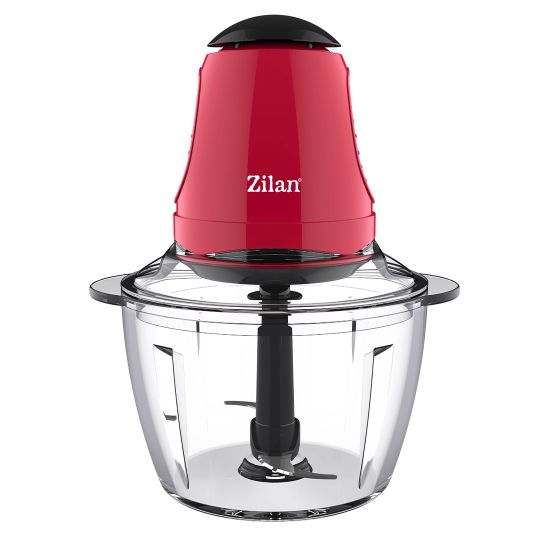 Zilan Πολυκόφτης-Multi 1L 200W με γυάλινο δοχείο και έξτρα καπάκι αποθήκευσης ZLN5619