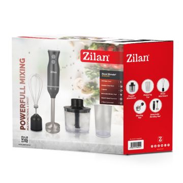Zilan Ραβοδομπλέντερ, Αναδευτήρας, Πολυκόφτης 3 σε 1 250watt ZLN5244 - 