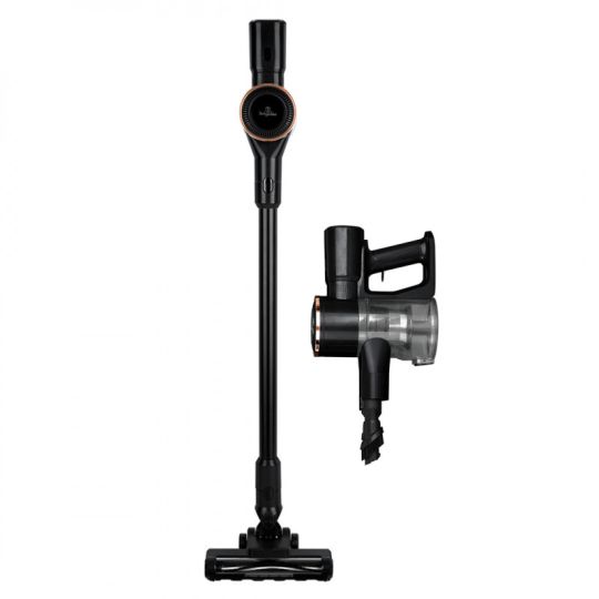 Berlinger Haus Ασύρματη επαναφορτιζόμενη ηλεκτρική σκούπα 2 σε 1 με led φωτισμό Black Rose Collection BH-9483