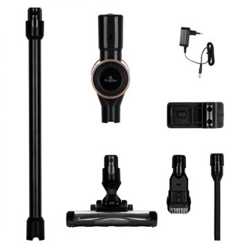 Berlinger Haus Ασύρματη επαναφορτιζόμενη ηλεκτρική σκούπα 2 σε 1 με led φωτισμό Black Rose Collection BH-9483 - 