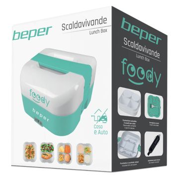 Beper BC.160A Θερμαινόμενο Δοχείο Φαγητού Γραφείου-Αυτοκινήτου BC.160A Βεραμάν - 