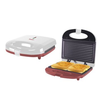 Τοστιέρα 2 θέσεων με αντικολλητικές πλάκες 750W Beper P101TOS010
