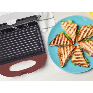Τοστιέρα 2 θέσεων με αντικολλητικές πλάκες 750W Beper P101TOS010 - 