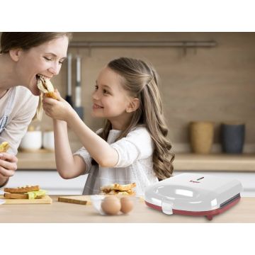 Τοστιέρα 2 θέσεων με αντικολλητικές πλάκες 750W Beper P101TOS010 - 