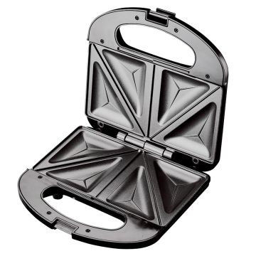 Zilan Τοστιέρα 2 θέσεων μαύρη 750W ZLN4304-BLK - 