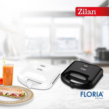 Τοστιέρα 2 θέσεων Zilan ZLN0829-BLK - 