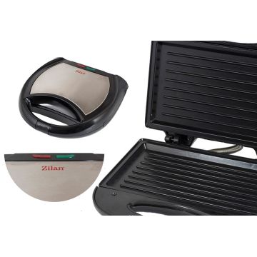 Τοστιέρα 2 θέσεων μαύρη 750W Zilan ZLN8136 - 