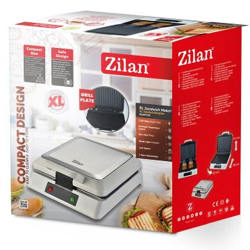 Zilan Τοστιέρα - Grill 4 θέσεων, 1200W, ZLN4728 - 