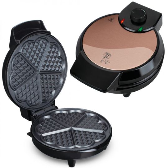 Berlinger Haus Ηλεκτρική Βαφλιέρα 700W Metallic Line Rose Gold Edition BH-9450