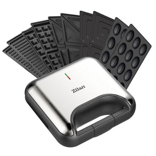 Τοστιέρα-Γκριλιέρα-Βαφλιέρα-Συσκευή για ταρτάκια 5 σε 1 Zilan ZLN3932