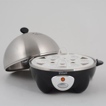 Zilan Βραστήρας Αυγών από ανοξείδωτο ατσάλι 7 Θέσεων 360W Μαύρος ZLN8075 - 