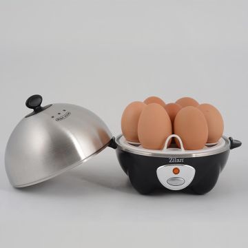 Zilan Βραστήρας Αυγών από ανοξείδωτο ατσάλι 7 Θέσεων 360W Μαύρος ZLN8075 - 