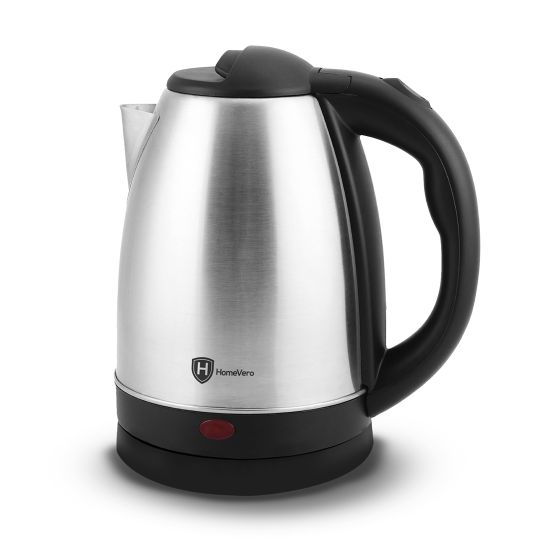 Ανοξείδωτος Βραστήρας Nερού 1.7L 1500W Ασήμι HomeVero HV-SSK1.7