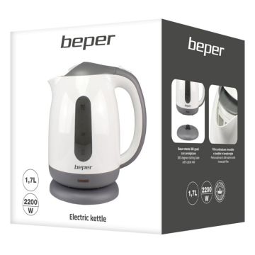Beper Ηλεκτρικός βραστήρας 2200W Max 1.7Lt - 