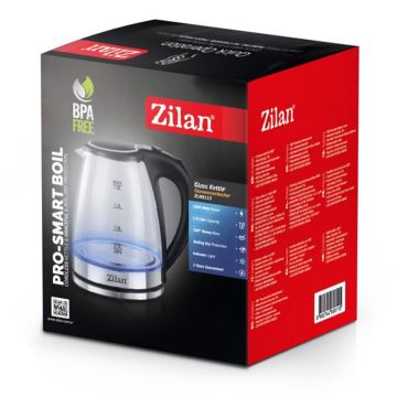 Zilan Γυάλινος Βραστήρας νερού 1.8L 1800W ZLN8115 - 