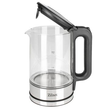 Zilan Γυάλινος Βραστήρας νερού με LED 1.7L 2200W ZLN1796 - 