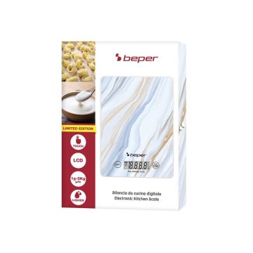 Ψηφιακή Ζυγαριά Κουζίνας Ακριβείας έως 5Kg Beper P102BIL001 - 