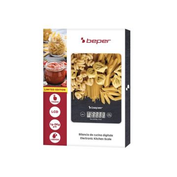 Ψηφιακή Ζυγαριά Κουζίνας Ακριβείας έως 5Kg Beper P102BIL003 - 