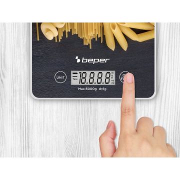 Ψηφιακή Ζυγαριά Κουζίνας Ακριβείας έως 5Kg Beper P102BIL003 - 