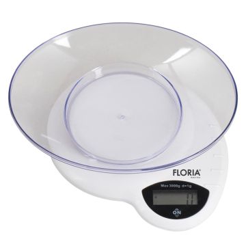 Zilan Ψηφιακή Ζυγαριά Κουζίνας 3kg ZLN7697-WHITE - 