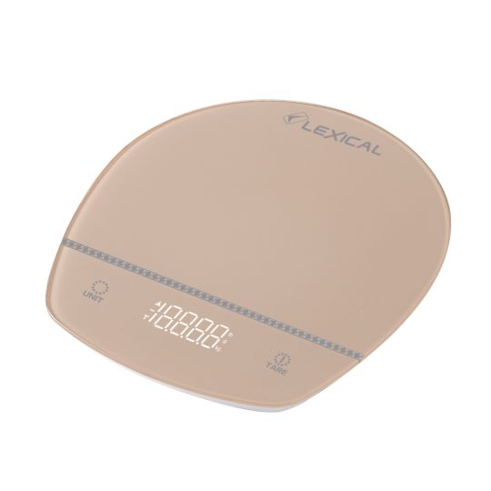 Lexical Ψηφιακή Ζυγαριά Κουζίνας 1gr/5kg LKS-4301-BROWN