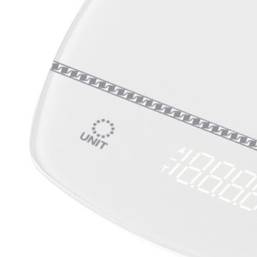 Ψηφιακή Ζυγαριά Κουζίνας Ακριβείας έως 5Kg Λευκή Lexical LKS-4301-WHITE - 