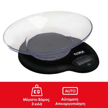 Zilan Ψηφιακή Ζυγαριά Κουζίνας Ακριβείας έως 3Kg με μπολ ZLN7698 - 
