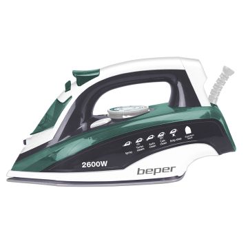 Σίδερο Ατμού με πλάκα από ανοξείδωτο ατσάλι Beper P204FER003 - 