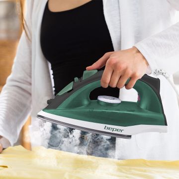 Σίδερο Ατμού με πλάκα από ανοξείδωτο ατσάλι 2200watt Beper P204FER004 - 