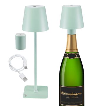 Επιτραπέζιο Επαναφορτιζόμενο Φωτιστικό LED σε πράσινο χρώμα Beper P201UTP127 Επιτραπέζιο Επαναφορτιζόμενο Φωτιστικό LED σε πράσινο χρώμα Beper P201UTP127