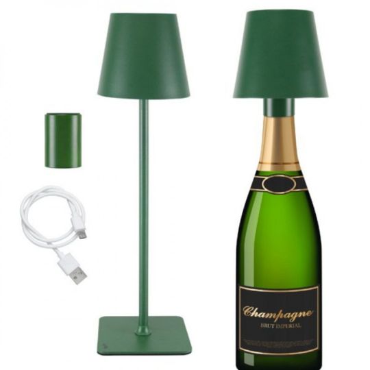 Επιτραπέζιο Επαναφορτιζόμενο Φωτιστικό LED σε πράσινο χρώμα Beper P201UTP115